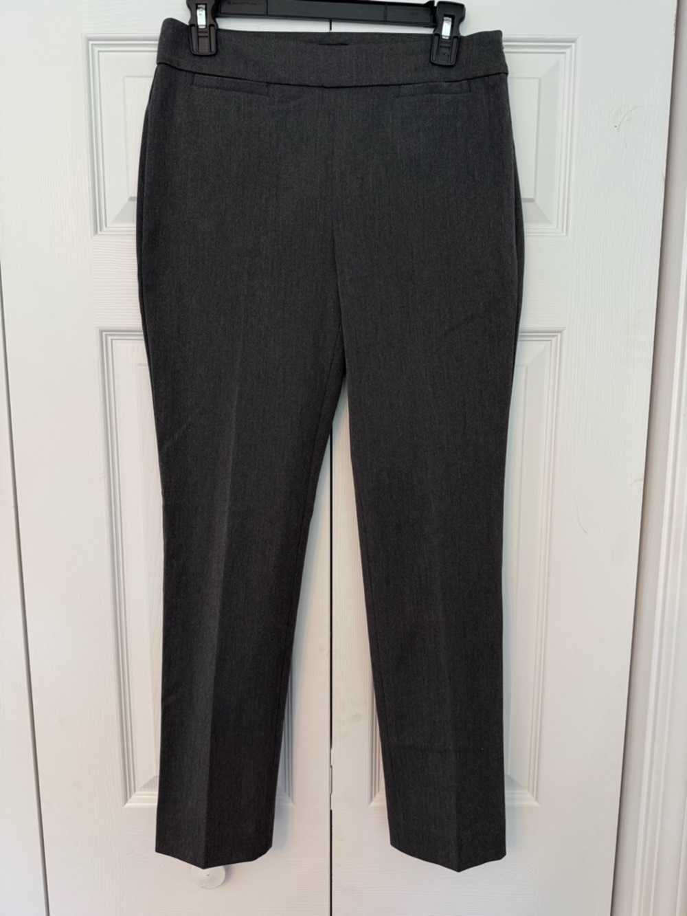 Talbots Dark Charcoal Straight Leg Dress Pants
